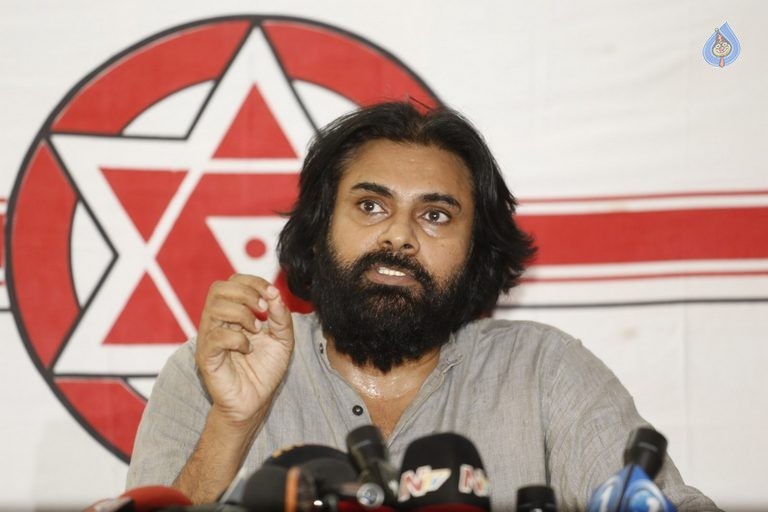 Pawan Kalyan Political Press Meet Photos - 37 / 40 photos