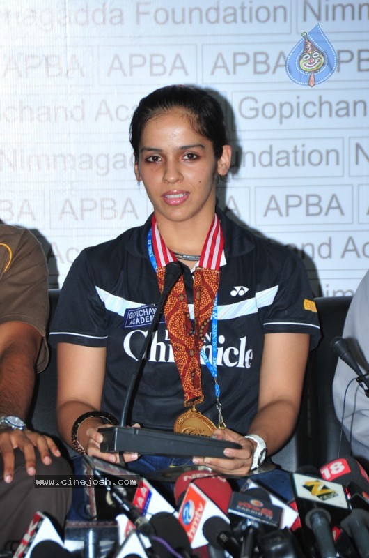 Saina Nehwal Press Meet at Gopichand Academy - 2 / 50 photos