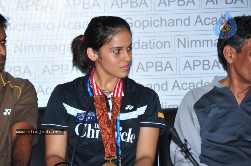 Saina Nehwal Press Meet at Gopichand Academy - 30 / 50 photos