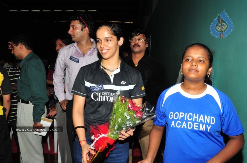 Saina Nehwal Press Meet at Gopichand Academy - 31 / 50 photos