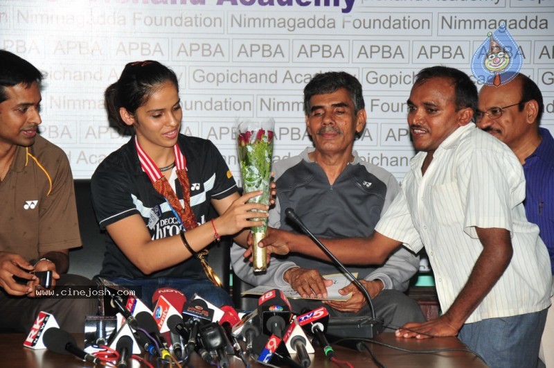 Saina Nehwal Press Meet at Gopichand Academy - 46 / 50 photos