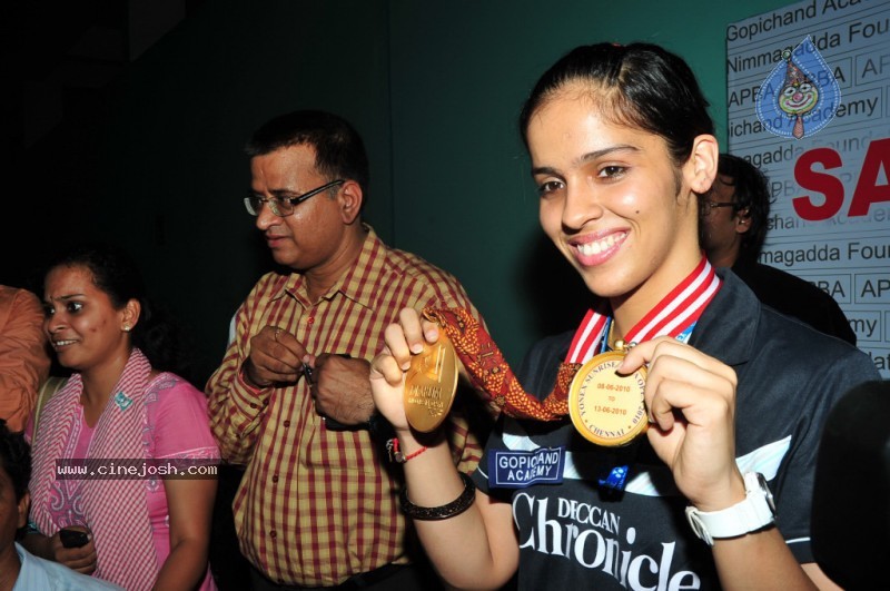 Saina Nehwal Press Meet at Gopichand Academy - 50 / 50 photos