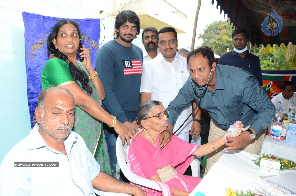 Sairam Shankar at Sri Shirdi Sai Old Age Home - 5 / 10 photos