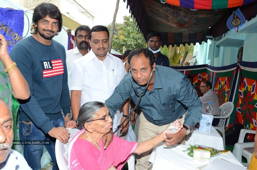 Sairam Shankar at Sri Shirdi Sai Old Age Home - 9 / 10 photos