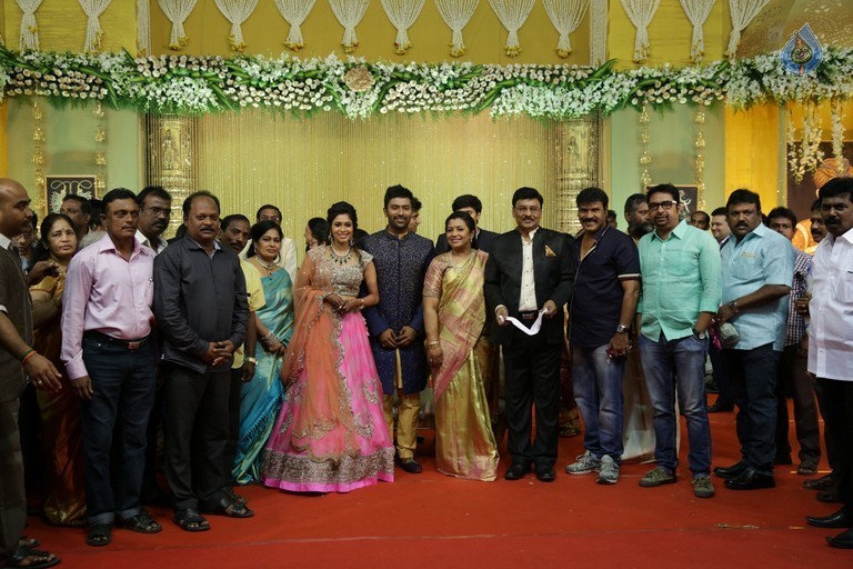Shanthnu - Keerthi Wedding Reception Photos - 4 / 29 photos