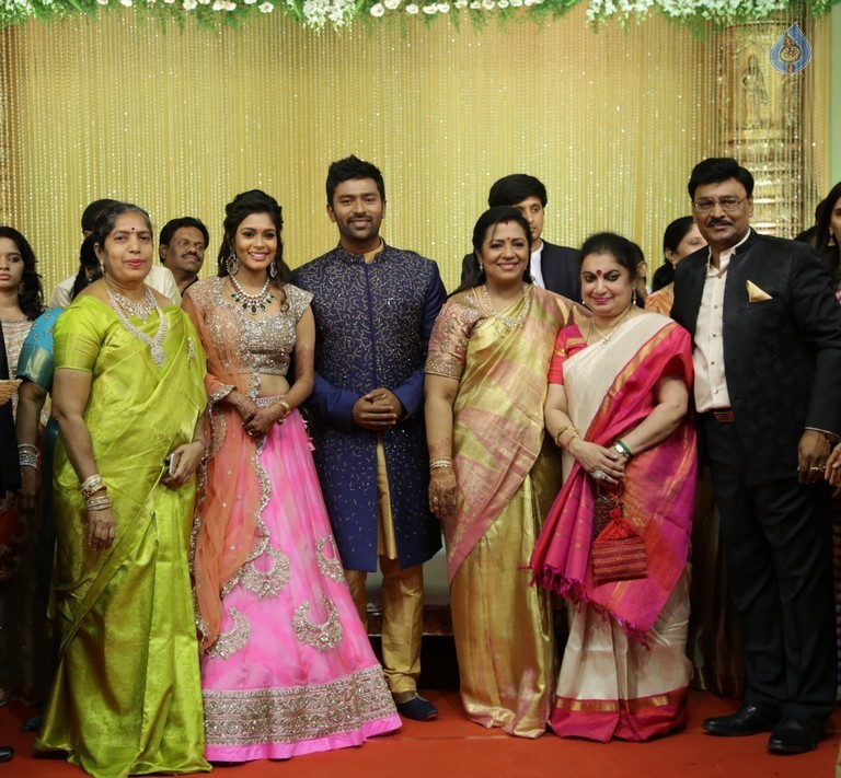 Shanthnu - Keerthi Wedding Reception Photos - 8 / 29 photos