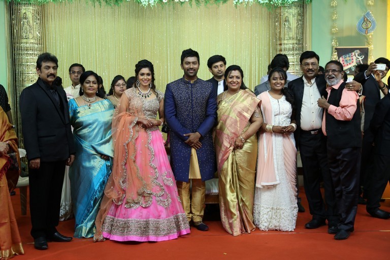 Shanthnu - Keerthi Wedding Reception Photos - 9 / 29 photos