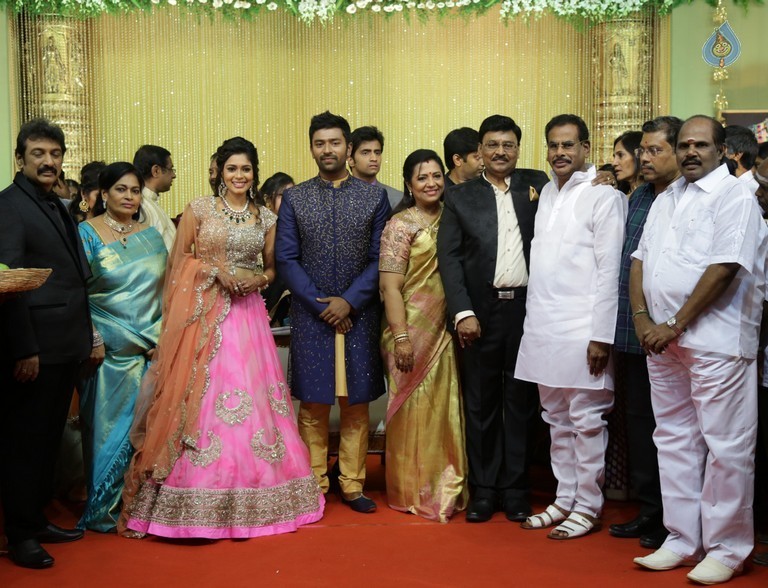 Shanthnu - Keerthi Wedding Reception Photos - 26 / 29 photos