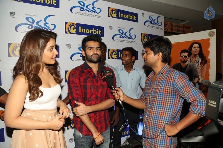 Shivam Film Promotion at Inorbit Mall Hyderabad - 25 / 42 photos