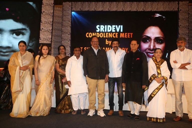 Sridevi Condolence Meet  - 28 / 103 photos