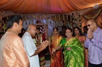 Celebrities at Sri Divya and Sai Nikhilesh Wedding 1 - 34 of 62