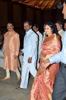 Celebrities at Sri Divya and Sai Nikhilesh Wedding 1 - 60 of 62
