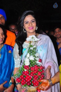 Sreemukhi Launches Manvis Saloon - 31 of 42