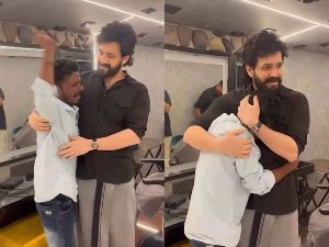 Akhil Akkineni Meets Viral Fan Nagaraju At Lenin Success Event