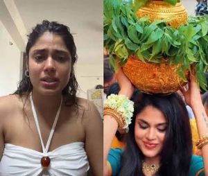 Bonalu celebration trolls - Fiara Abdullah in tears