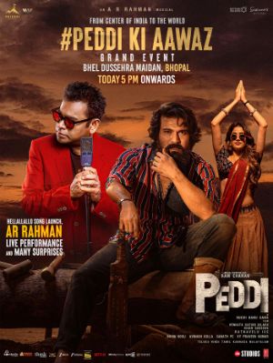 Ram Charan Peddi Song Launch In Bhopal Today With AR Rahman Show
