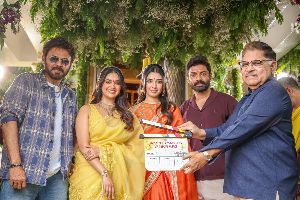 Venkatesh, Anil Ravipudi and Kalyan Ram launched traditionally