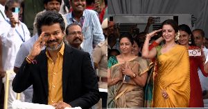 Vijay Hoists First Independence Flag As CM, Trisha Attends