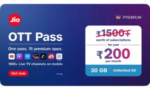 Jio Unbearable OTT Package