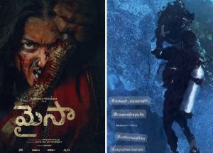 Rashmika surprises with underwater stunts