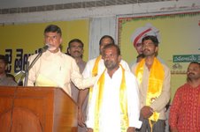 Mr Jitta Rajasekhara Reddy, joining the Telugu Desam Party