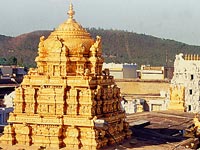 Gold plating of Srivari Nilayam in Tirumala 