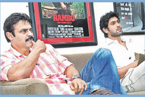 Venky as dad is just one day elder to his son.