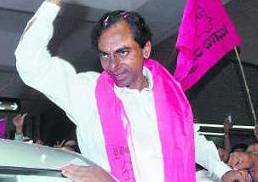 KCR strikes back at Chiru.