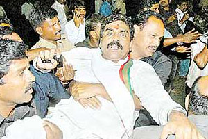 Lagadapati shifted to hospital.