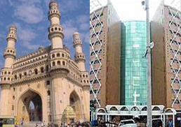 Hitech City Vs Charminar.