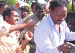 Andhra Engineer attacked in Telangana.