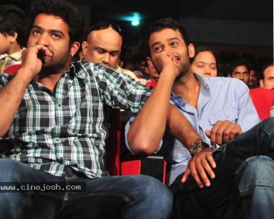 Tarak and Prabhas in 'Odarpu Yatra'