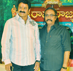 'Vikramarkudu' behind 'Sri Rama Rajyam'