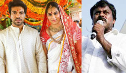 Chiru waiting for Double Joyful Moment