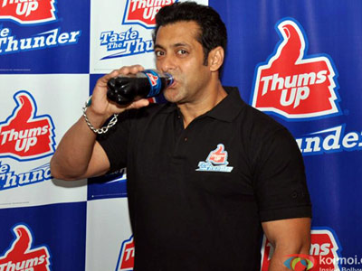 Salman Replaces Mahesh in Thums Up