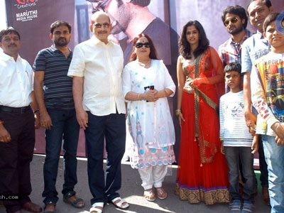 'Bus Stop' Crew with Mahesh's Kin