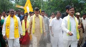 Tension grips Krishna before Naidu's entry