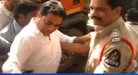 KTR and others leaders arrested