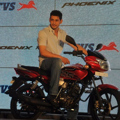 Mahesh Endorses Prestigious Motor Bike