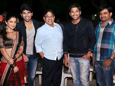 Aravind n Bunny Visit 'Kotha Janta' Sets