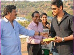 Mahesh n RP's Leaked Pic from 'Aagadu'