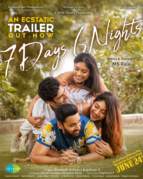 7 Days 6 Nights trailer full of youthful elements | cinejosh.com