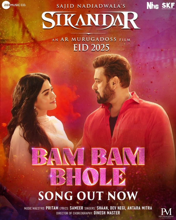 A Vibrant Holi Song Featuring Salman and Rashmika From Sikandar 