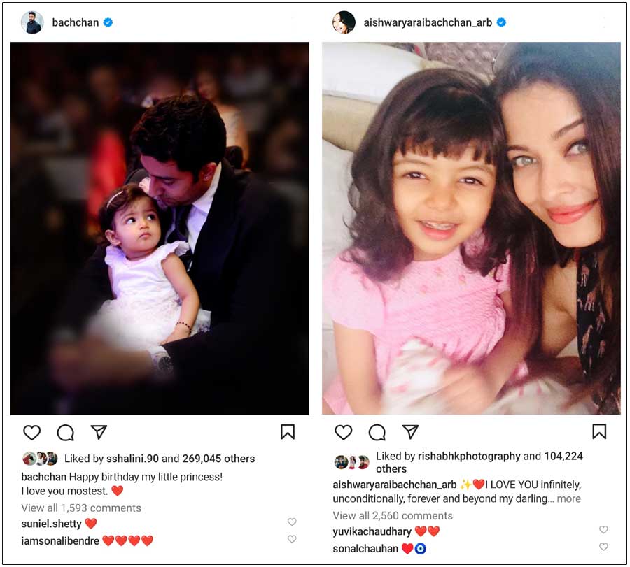 Aaradhya gets warm birthday wishes from Abhi and Aish