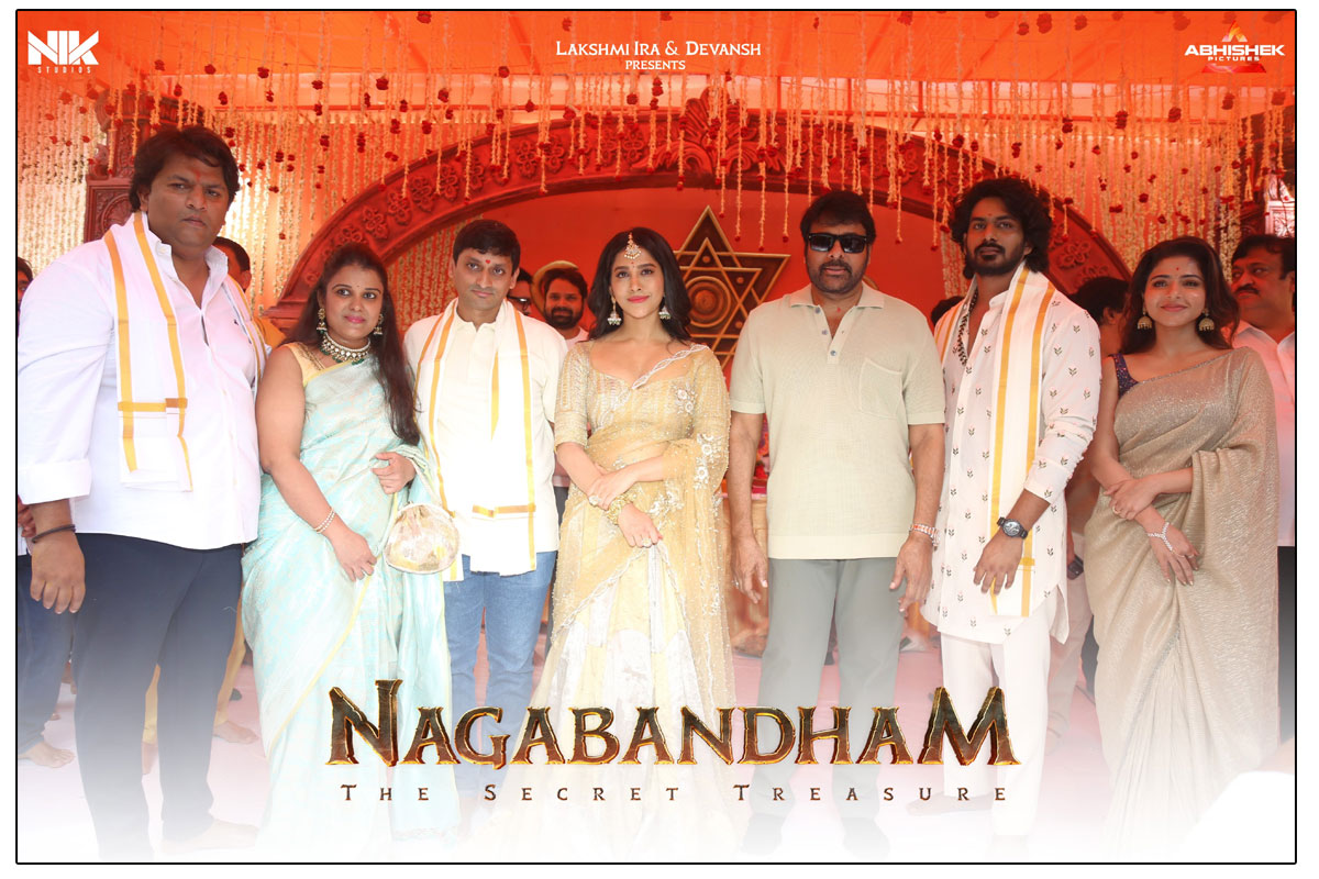 Abhishek Nama next directorial venture NAGABANDHAM was launched grandly today