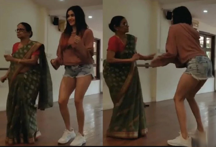 Adah Sharma Dance With Her Grand Mother