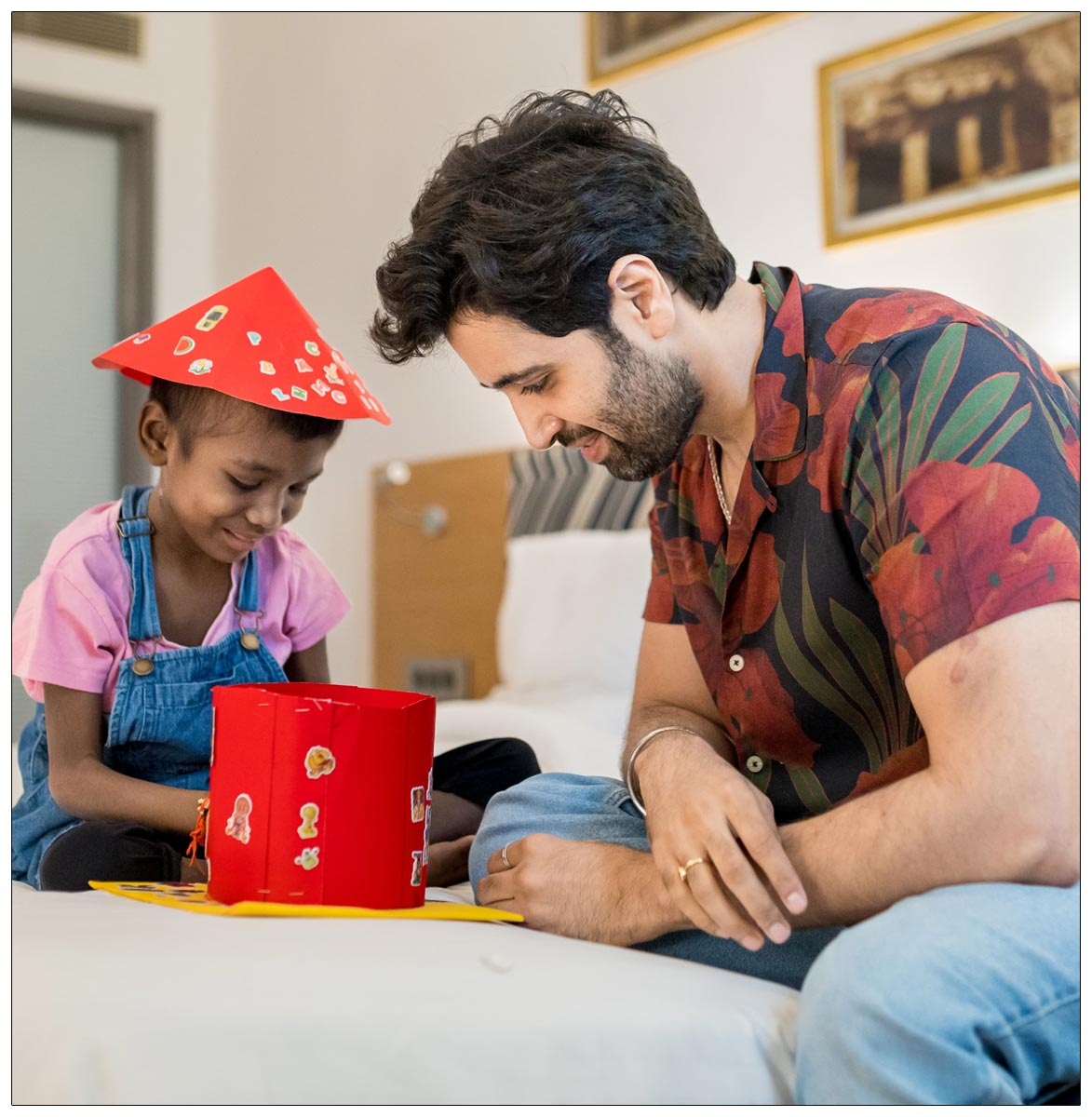  Adivi Sesh demonstrated this empathy by spending a day with a young girl battling cancer