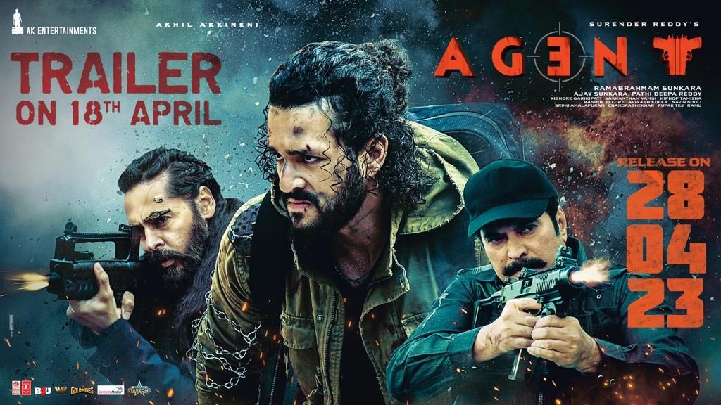 Agent Theatrical Trailer Launch On April 18th At An Event In Kakinada