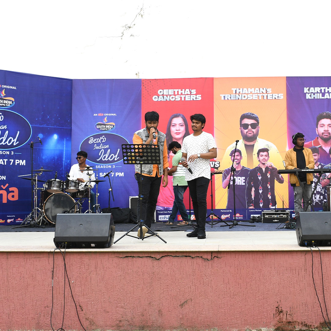 aha Telugu Indian Idol 3 contestants captivate Anurag University