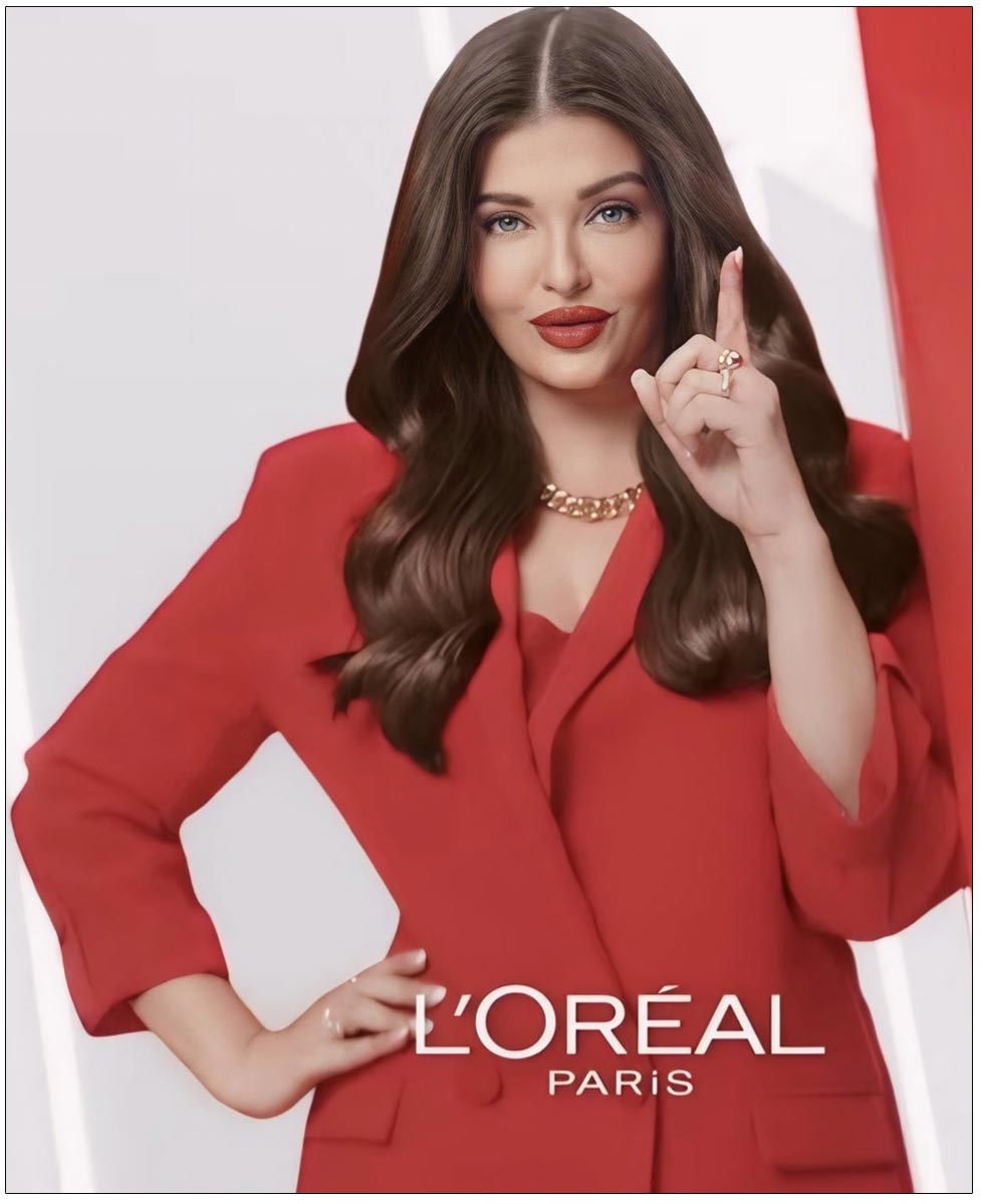 Aishwarya Rai In A L'Oreal Ad 